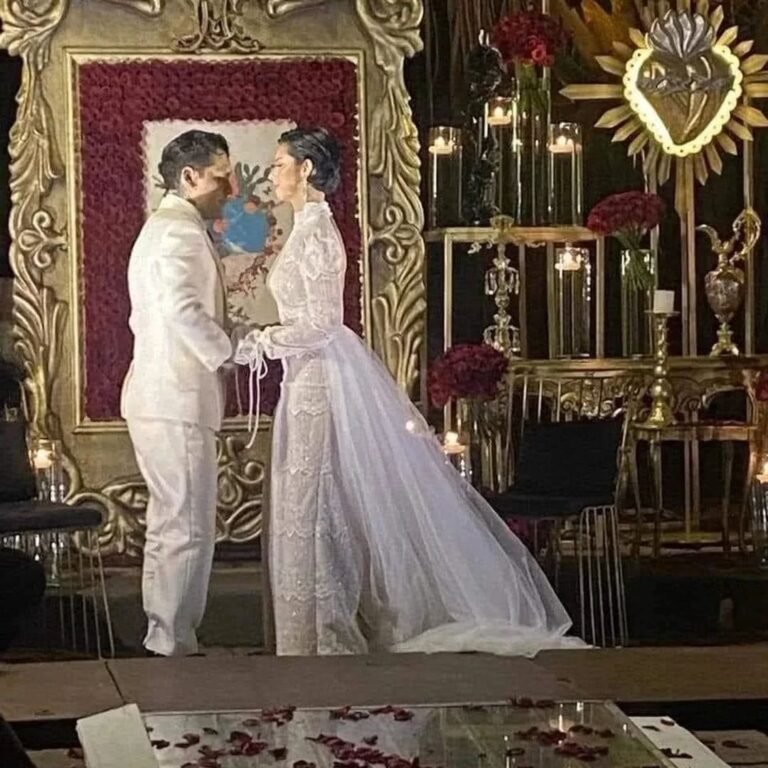 Primeras imágenes de la boda privada de Ángela Aguilar y Christian Nodal en Morelos