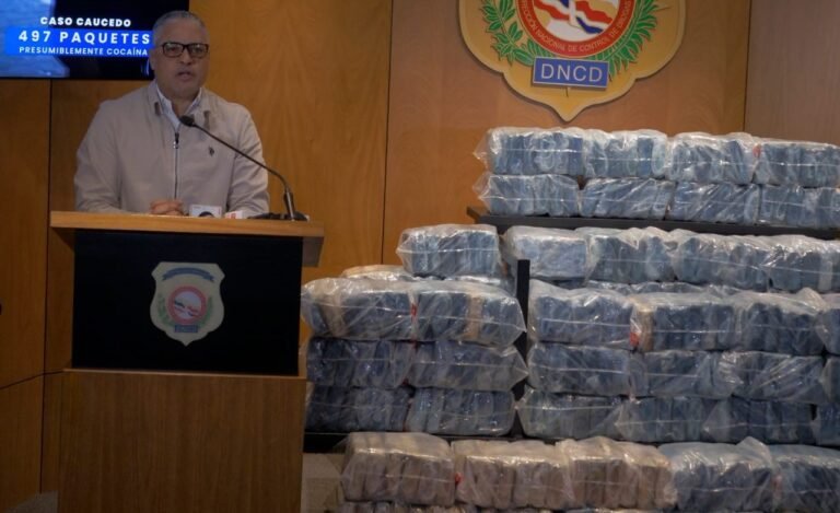DNCD ocupa 497 paquetes de cocaína en puerto Caucedo