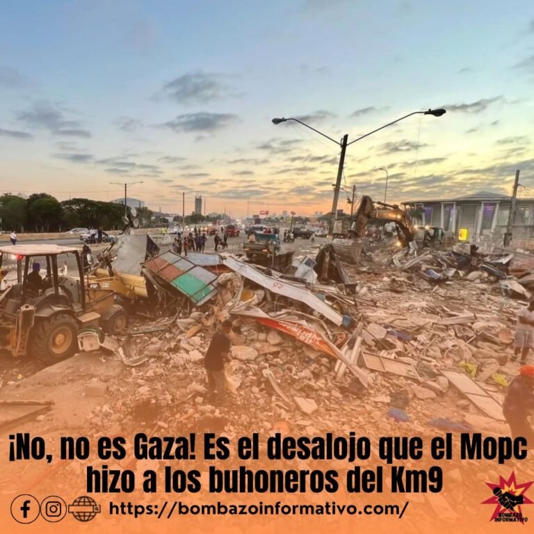 Mopc desaloja buhoneros del kilómetro 9 de la Duarte para finalizar obra